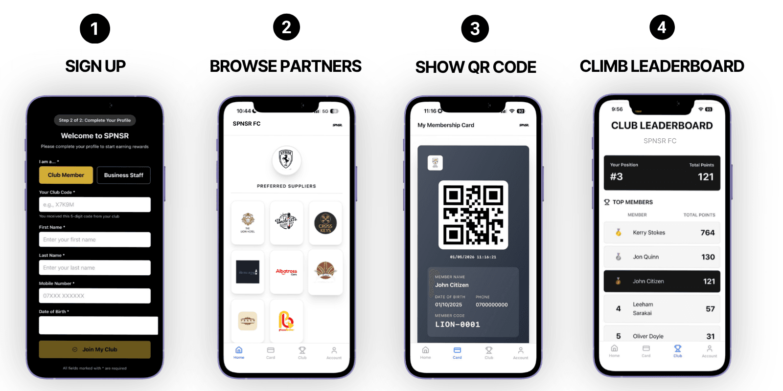 SPNSR Member App